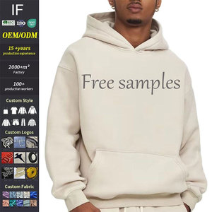 Men 100% Cotton Heavy French Terry Hoodie